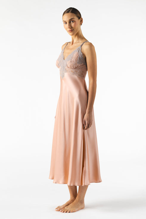 NK Imode Mireille Twilight Bust-support Long Silk Gown